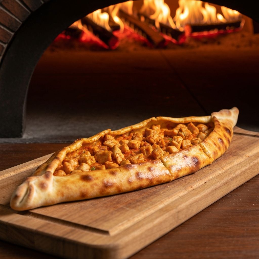Tavuklu Pide